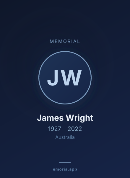 Memorial portrait of James Wright