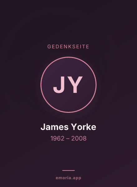 Gedenkportrait von James Yorke