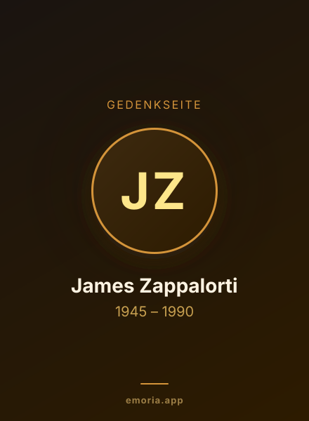 Gedenkportrait von James Zappalorti