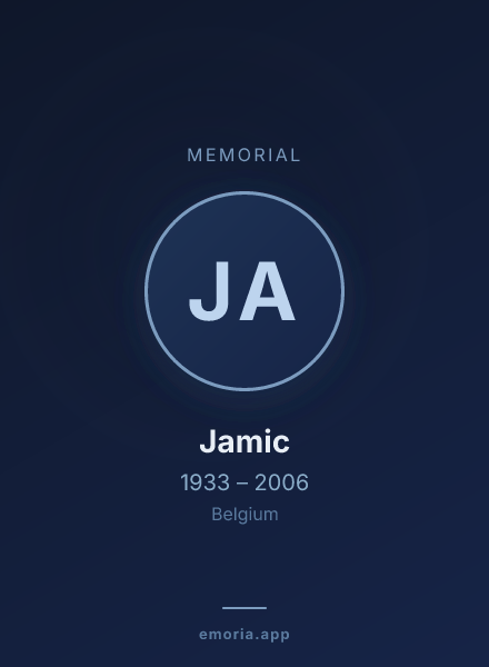 Memorial portrait of Jamic