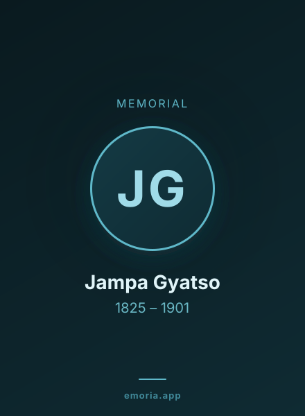 Memorial portrait of Jampa Gyatso
