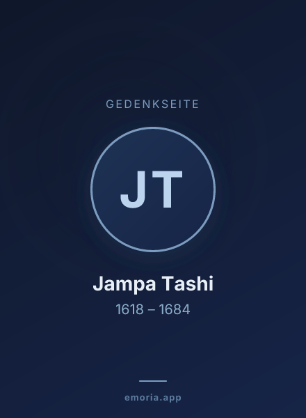 Gedenkportrait von Jampa Tashi