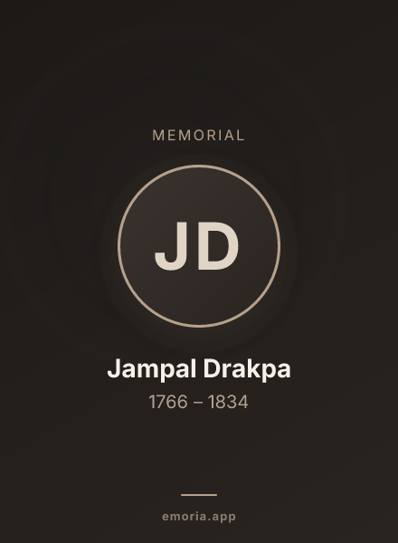 Memorial portrait of Jampal Drakpa