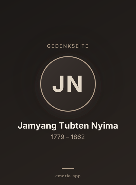 Gedenkportrait von Jamyang Tubten Nyima