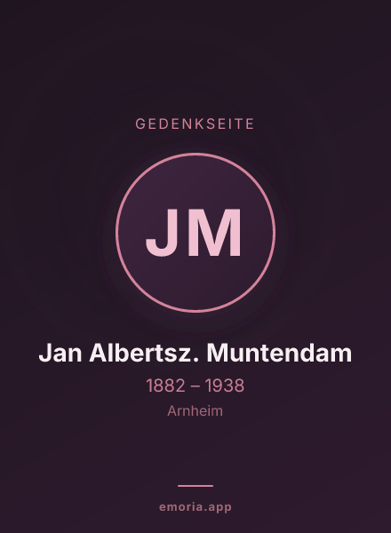 Gedenkportrait von Jan Albertsz. Muntendam