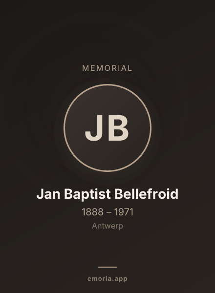 Memorial portrait of Jan Baptist Bellefroid