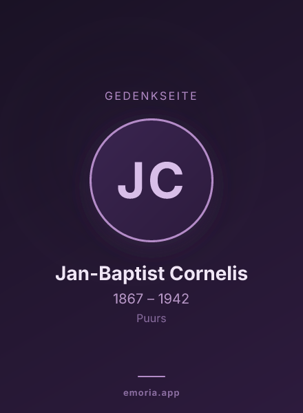 Gedenkportrait von Jan-Baptist Cornelis