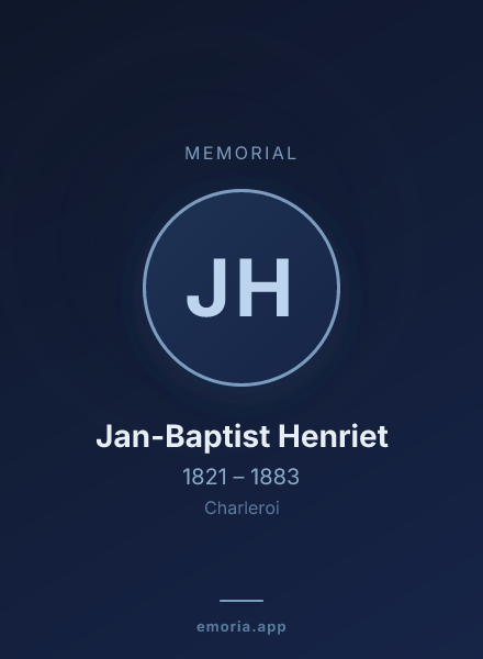 Memorial portrait of Jan-Baptist Henriet