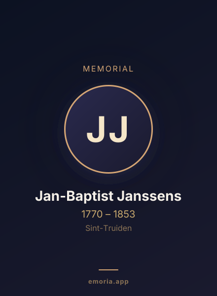 Memorial portrait of Jan-Baptist Janssens