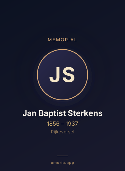 Memorial portrait of Jan Baptist Sterkens