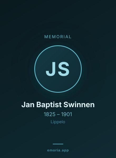 Memorial portrait of Jan Baptist Swinnen