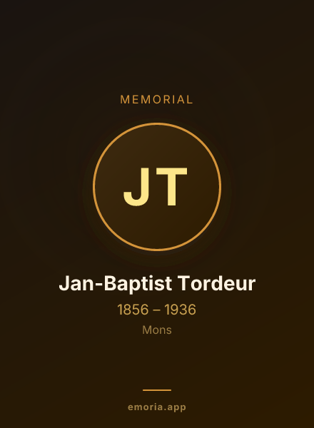 Memorial portrait of Jan-Baptist Tordeur