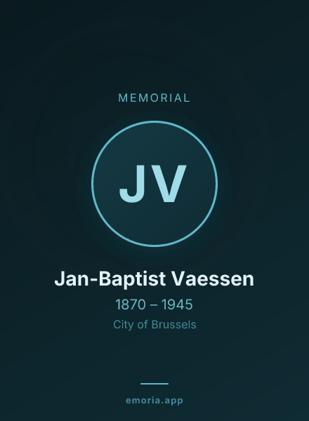 Memorial portrait of Jan-Baptist Vaessen
