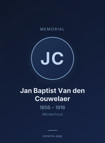 Memorial portrait of Jan Baptist Van den Couwelaer