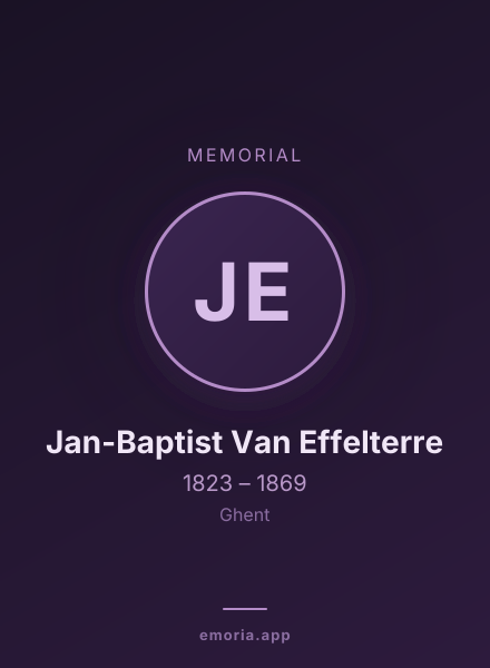 Memorial portrait of Jan-Baptist Van Effelterre