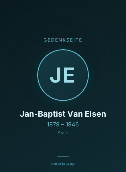 Gedenkportrait von Jan-Baptist Van Elsen