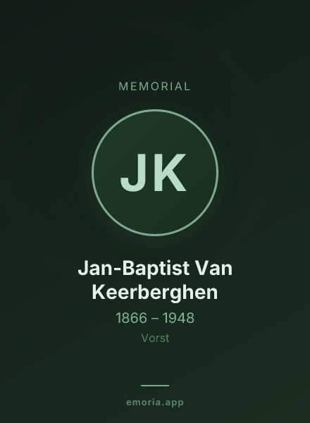 Memorial portrait of Jan-Baptist Van Keerberghen