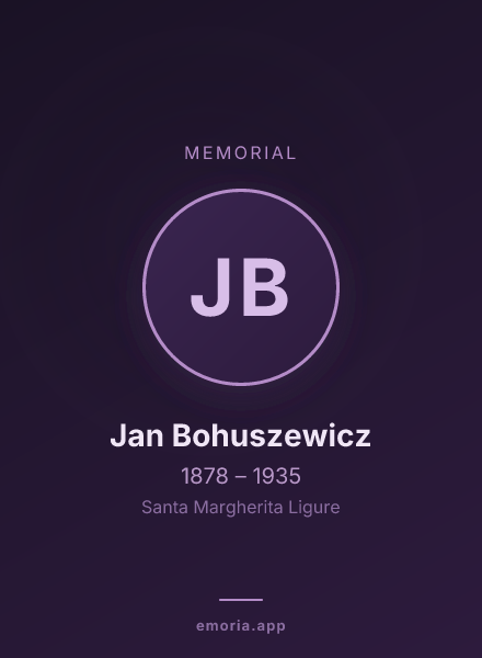 Memorial portrait of Jan Bohuszewicz