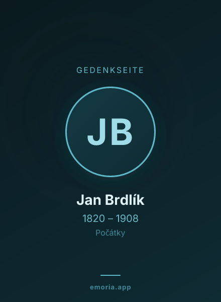 Gedenkportrait von Jan Brdlík