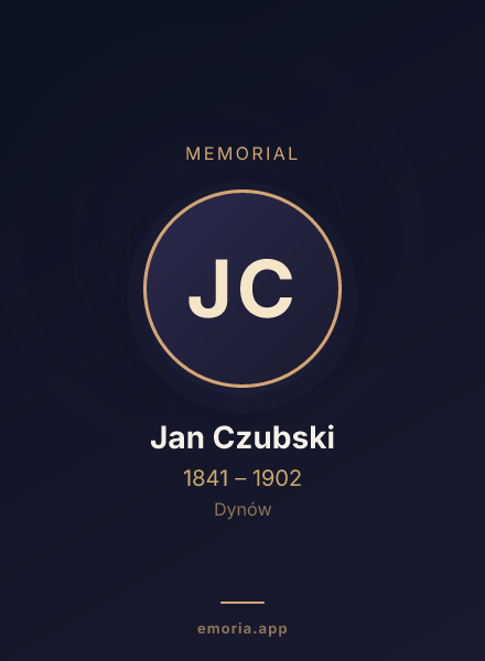 Memorial portrait of Jan Czubski