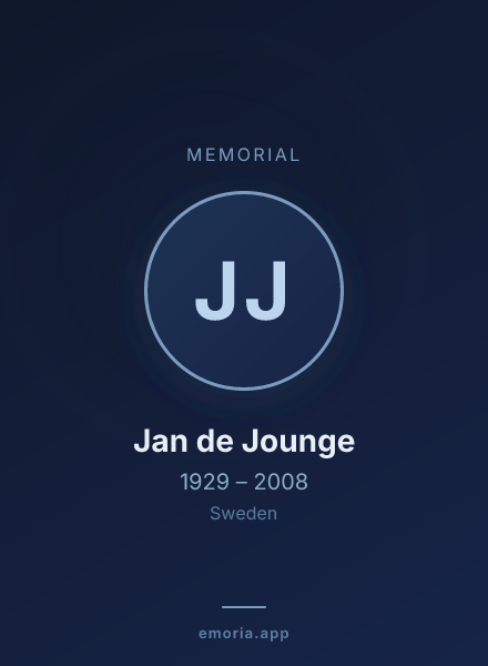 Memorial portrait of Jan de Jounge