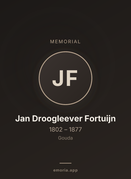 Memorial portrait of Jan Droogleever Fortuijn