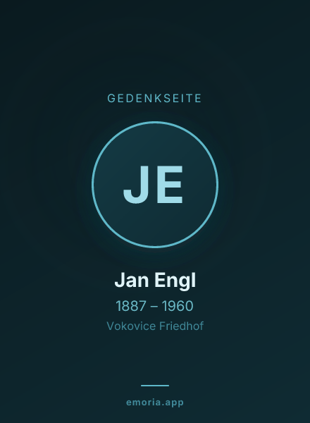 Gedenkportrait von Jan Engl