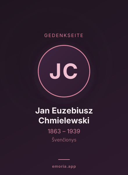 Gedenkportrait von Jan Euzebiusz Chmielewski