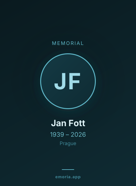 Memorial portrait of Jan Fott