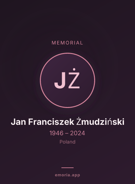 Memorial portrait of Jan Franciszek Żmudziński