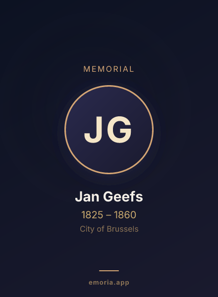 Memorial portrait of Jan Geefs