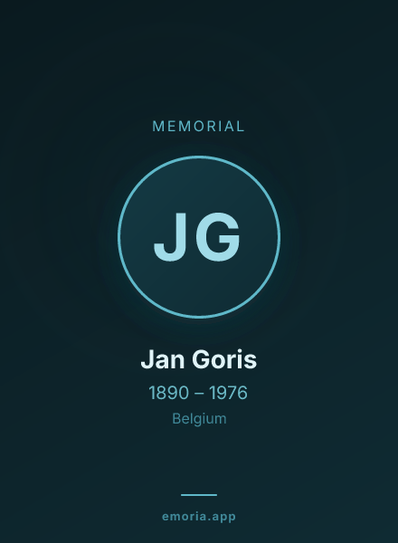 Memorial portrait of Jan Goris