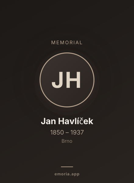 Memorial portrait of Jan Havlíček