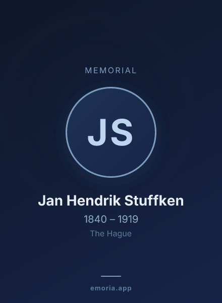 Memorial portrait of Jan Hendrik Stuffken