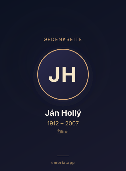 Gedenkportrait von Ján Hollý