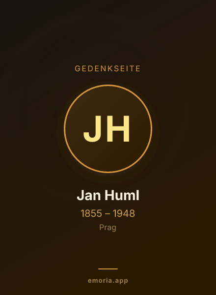 Gedenkportrait von Jan Huml