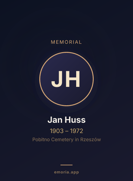 Memorial portrait of Jan Huss