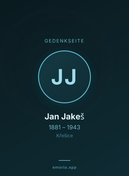 Gedenkportrait von Jan Jakeš