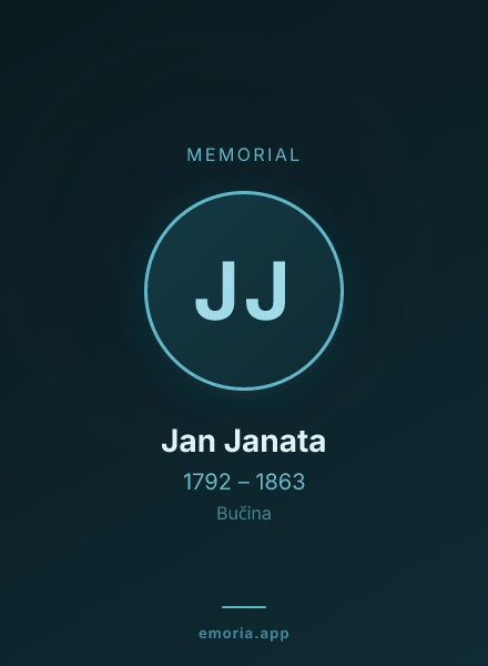Memorial portrait of Jan Janata