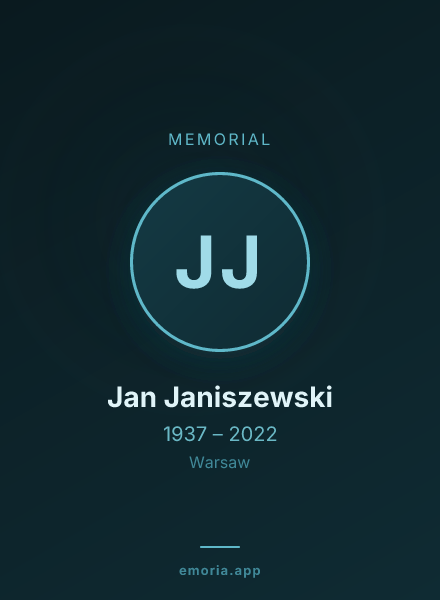 Memorial portrait of Jan Janiszewski