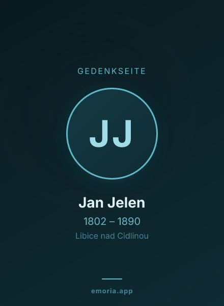 Gedenkportrait von Jan Jelen