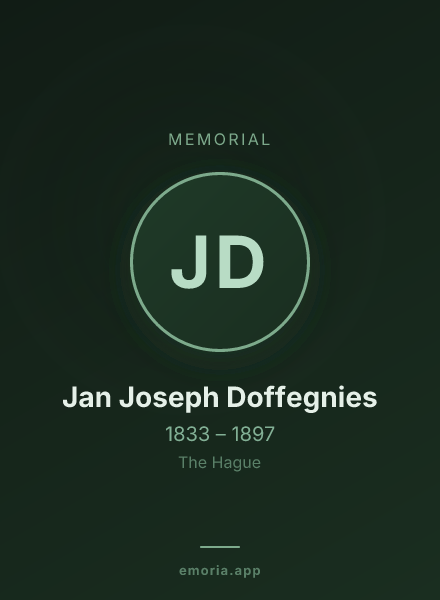 Memorial portrait of Jan Joseph Doffegnies