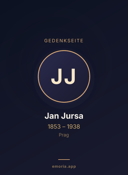 Gedenkportrait von Jan Jursa