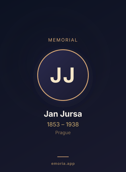 Memorial portrait of Jan Jursa