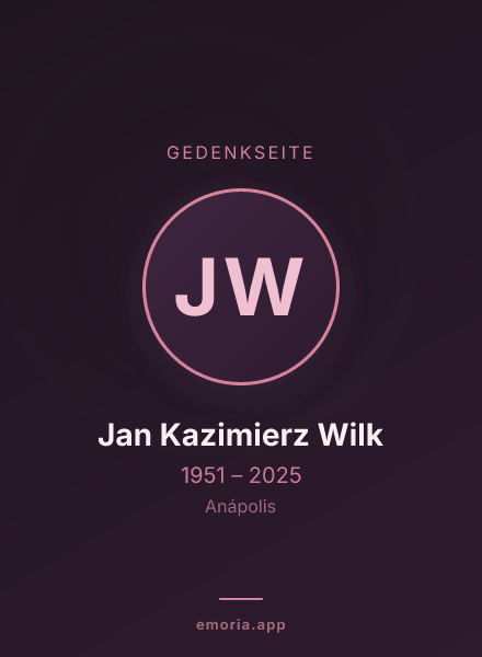 Gedenkportrait von Jan Kazimierz Wilk
