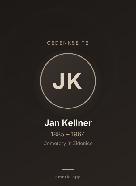 Gedenkportrait von Jan Kellner