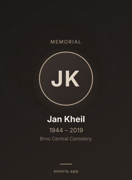 Memorial portrait of Jan Kheil