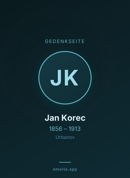 Gedenkportrait von Jan Korec