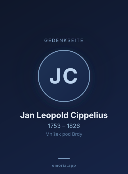 Gedenkportrait von Jan Leopold Cippelius