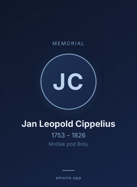 Memorial portrait of Jan Leopold Cippelius